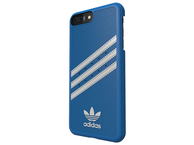 Чехол Adidas Moulded Case для Apple iPhone 7 plus (синий, кожаный)