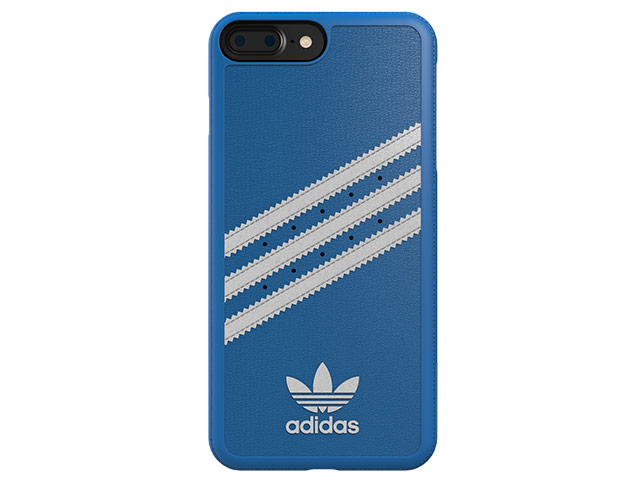 Чехол Adidas Moulded Case для Apple iPhone 7 plus (синий, кожаный)