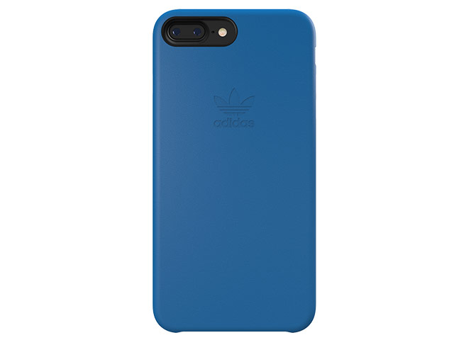 Чехол Adidas Slim Case для Apple iPhone 7 plus (синий, кожаный)