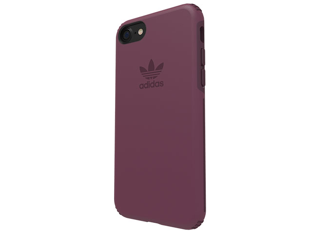 Чехол Adidas Hard Cover для Apple iPhone 7 (темно-бордовый, пластиковый)