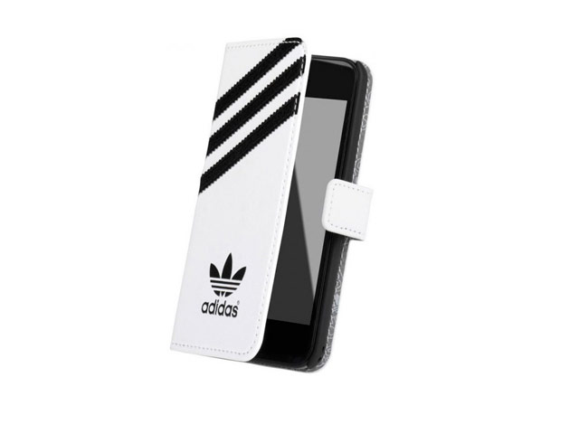 Чехол Adidas Booklet Case для Apple iPhone 5C (белый, кожаный)