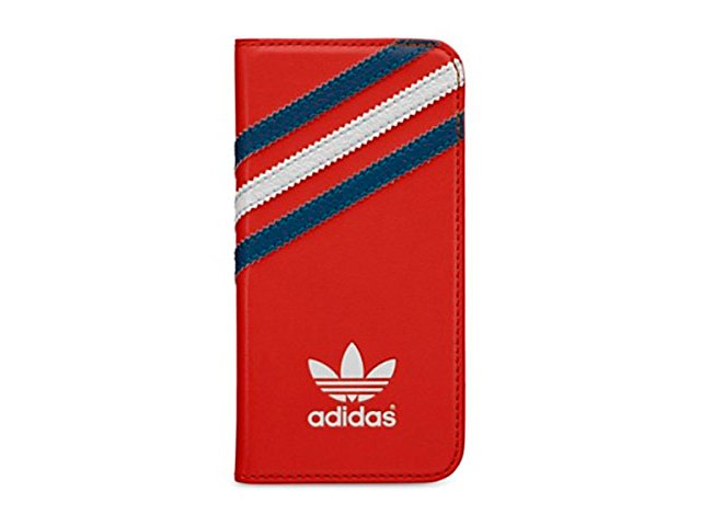 Чехол Adidas Booklet Case для Apple iPhone SE (красный, кожаный)