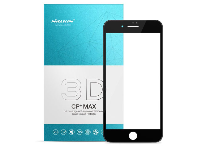 Защитная пленка Nillkin 3D CP+ MAX Glass Protector для Apple iPhone 7 (стеклянная, черная)