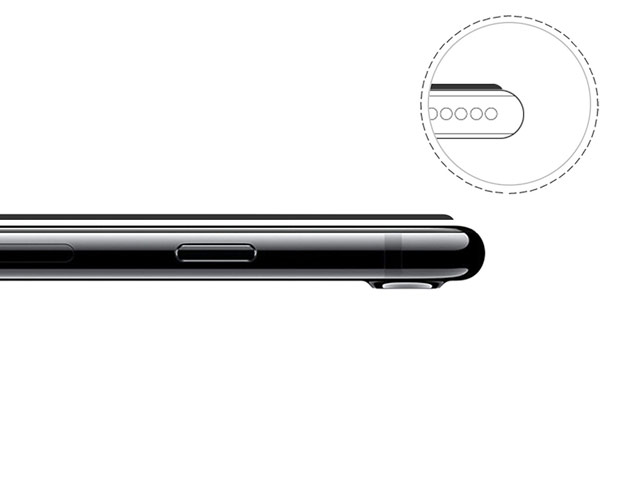 Защитная пленка Nillkin 3D AP+ PRO Glass Protector для Apple iPhone 7 (стеклянная, белая)