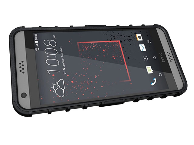 Чехол Yotrix Shockproof case для HTC Desire 630/530 (черный, пластиковый)