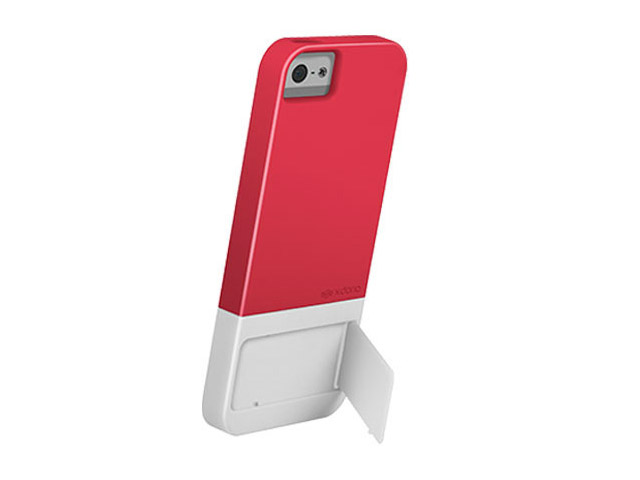 Чехол X-doria Kick Case для Apple iPhone 5 (розовый/белый, пластиковый)