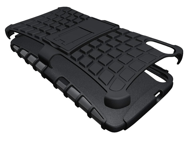 Чехол Yotrix Shockproof case для HTC Desire 828 (черный, пластиковый)
