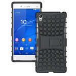 Чехол Yotrix Shockproof case для Sony Xperia Z5 premium (черный, пластиковый)