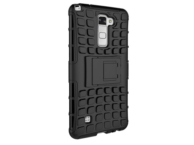 Чехол Yotrix Shockproof case для LG Stylus 2 (черный, пластиковый)