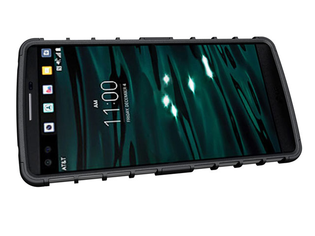 Чехол Yotrix Shockproof case для LG V10 (черный, пластиковый)