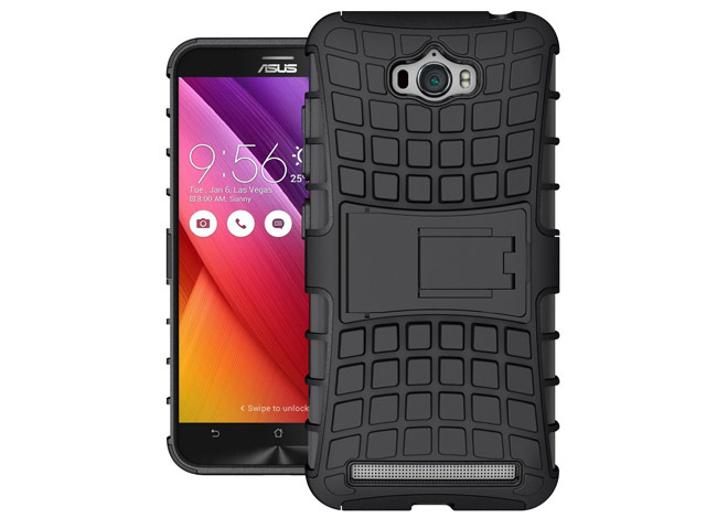 Чехол Yotrix Shockproof case для Asus Zenfone Max ZC550KL (черный, пластиковый)