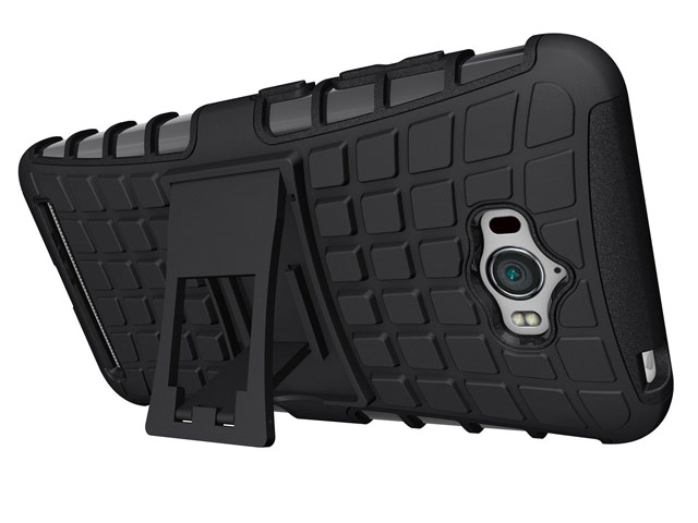 Чехол Yotrix Shockproof case для Asus Zenfone Max ZC550KL (черный, пластиковый)