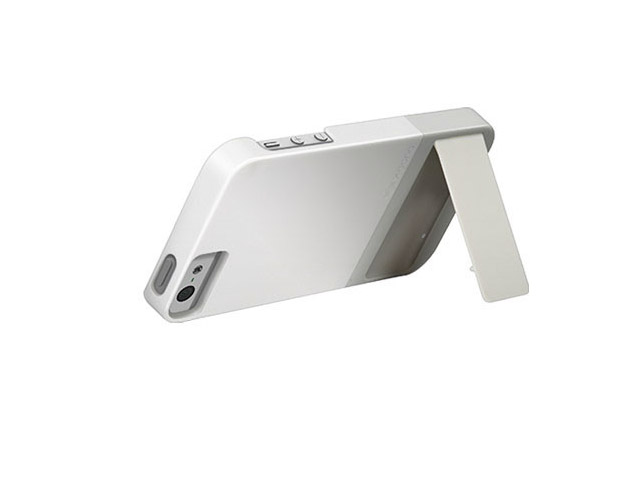 Чехол X-doria Kick Case для Apple iPhone 5 (белый/серый, пластиковый)