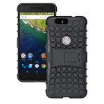 Чехол Yotrix Shockproof case для Huawei Nexus 6P (черный, пластиковый)