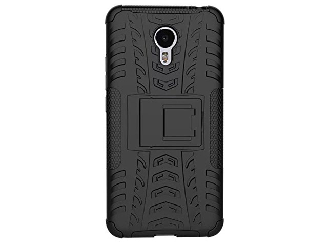 Чехол Yotrix Shockproof case для Meizu M3 Note (черный, пластиковый)