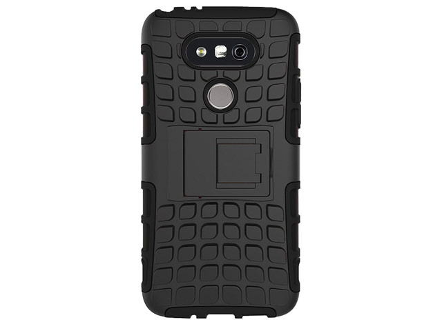 Чехол Yotrix Shockproof case для LG G5 (черный, пластиковый)