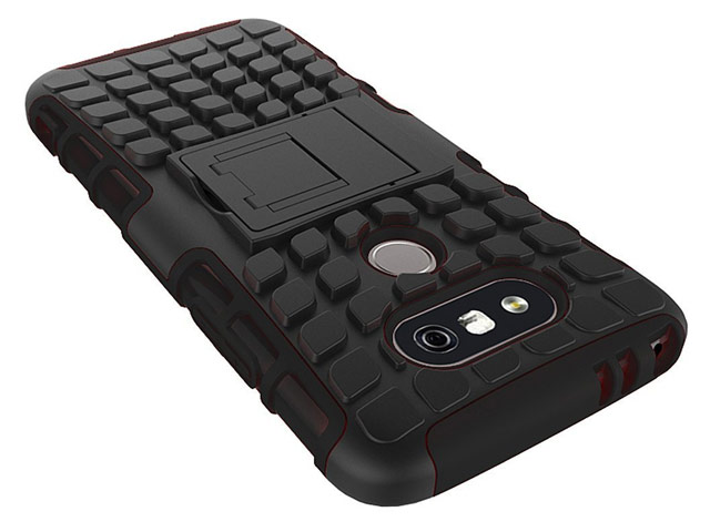 Чехол Yotrix Shockproof case для LG G5 (черный, пластиковый)