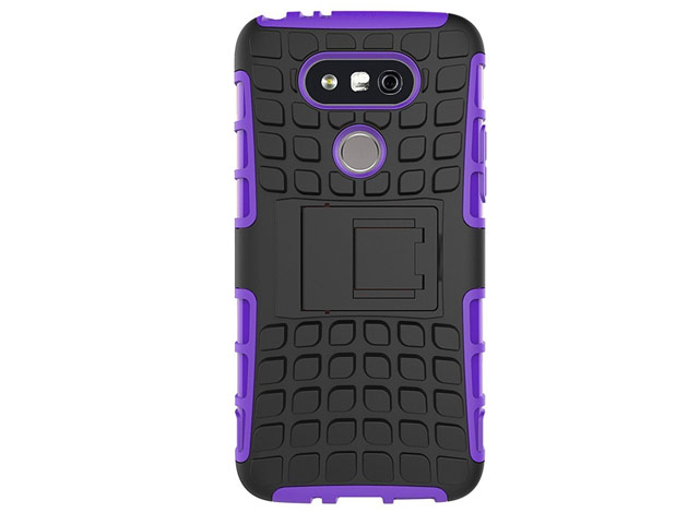 Чехол Yotrix Shockproof case для LG G5 (фиолетовый, пластиковый)