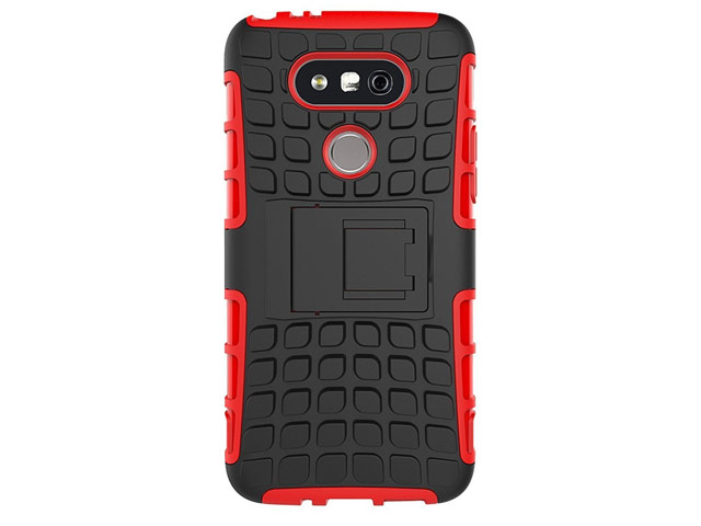 Чехол Yotrix Shockproof case для LG G5 (красный, пластиковый)