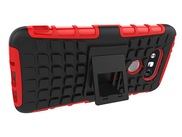 Чехол Yotrix Shockproof case для LG G5 (красный, пластиковый)