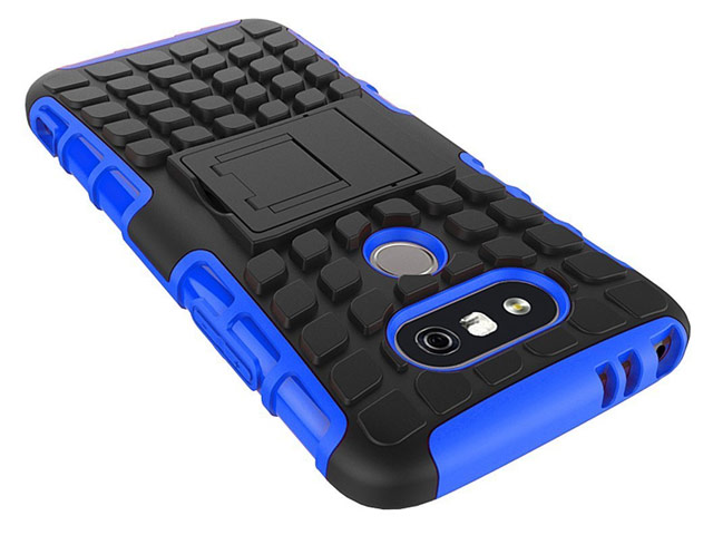 Чехол Yotrix Shockproof case для LG G5 (синий, пластиковый)