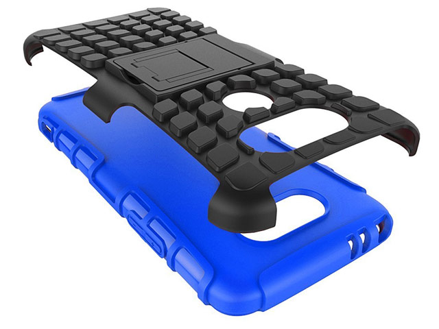 Чехол Yotrix Shockproof case для LG G5 (синий, пластиковый)