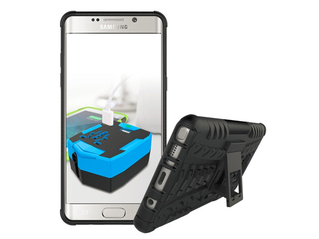 Чехол Yotrix Shockproof case для Samsung Galaxy Note 7 (черный, пластиковый)