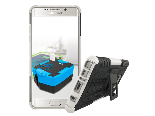 Чехол Yotrix Shockproof case для Samsung Galaxy Note 7 (белый, пластиковый)