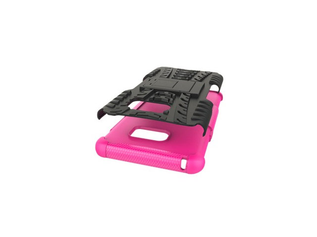 Чехол Yotrix Shockproof case для Samsung Galaxy Note 7 (розовый, пластиковый)