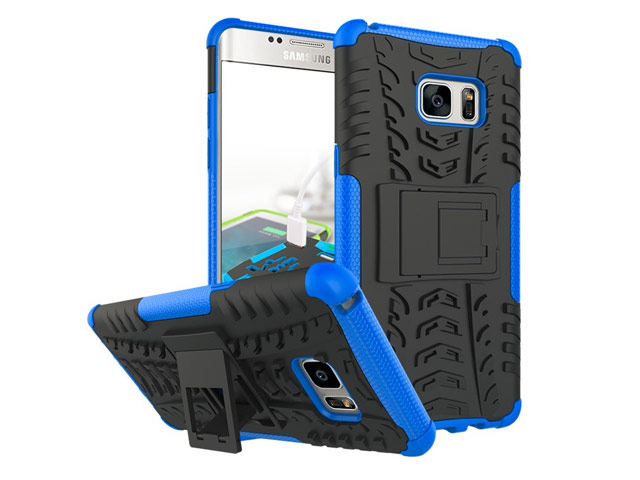 Чехол Yotrix Shockproof case для Samsung Galaxy Note 7 (синий, пластиковый)