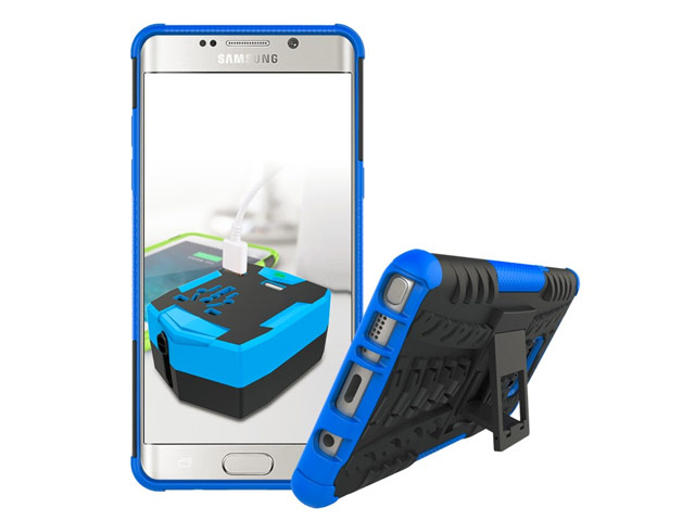 Чехол Yotrix Shockproof case для Samsung Galaxy Note 7 (синий, пластиковый)