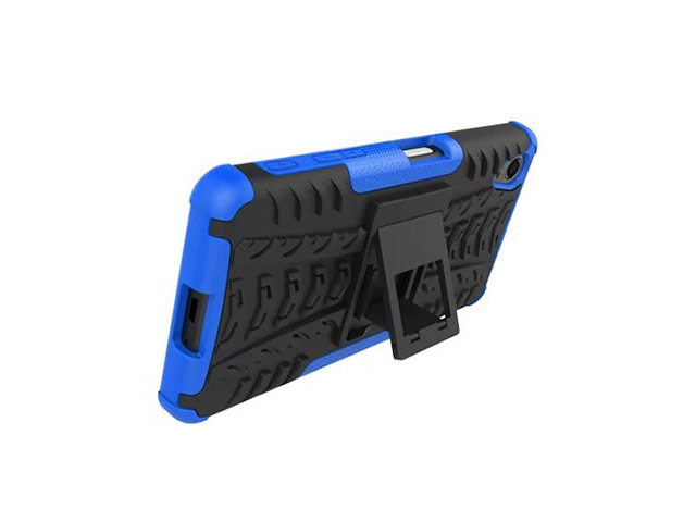 Чехол Yotrix Shockproof case для Sony Xperia X Performance (синий, пластиковый)