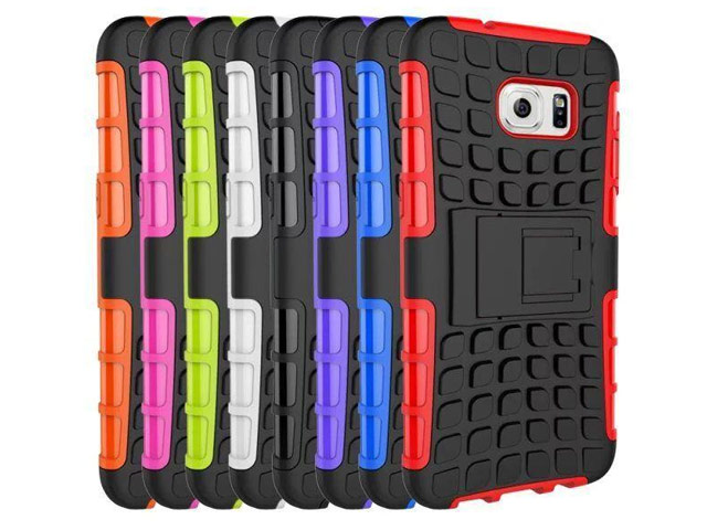 Чехол Yotrix Shockproof case для Samsung Galaxy S7 edge (красный, пластиковый)