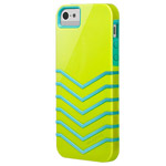 Чехол X-doria Venue Case для Apple iPhone 5 (желтый/голубой, пластиковый)