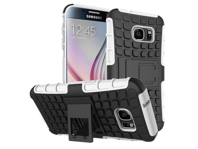 Чехол Yotrix Shockproof case для Samsung Galaxy S7 (белый, пластиковый)