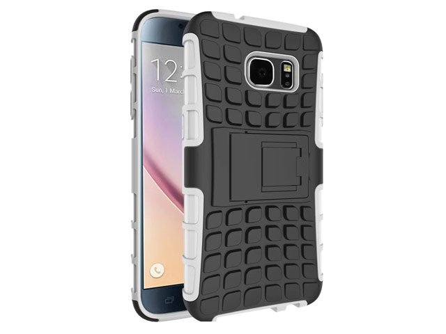 Чехол Yotrix Shockproof case для Samsung Galaxy S7 (белый, пластиковый)