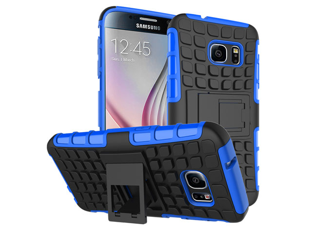 Чехол Yotrix Shockproof case для Samsung Galaxy S7 (синий, пластиковый)