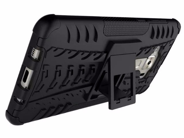Чехол Yotrix Shockproof case для Asus Zenfone 3 Deluxe ZS570KL (черный, пластиковый)