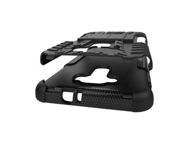 Чехол Yotrix Shockproof case для Asus Zenfone 3 ZE520KL (черный, пластиковый)
