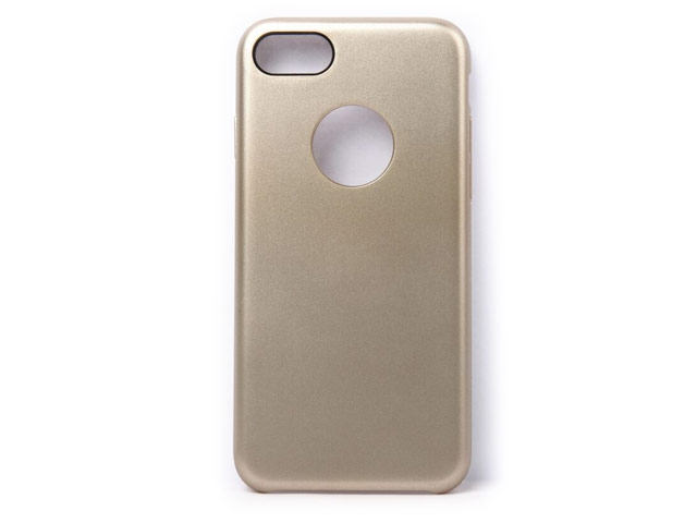 Чехол iPearl Soft Metallic Plate case для Apple iPhone 7 (золотистый, гелевый)