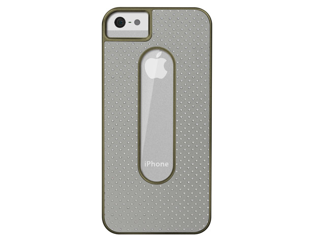 Чехол X-doria Dash Case для Apple iPhone 5 (серый, кожанный)