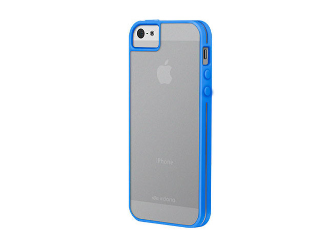 Чехол X-doria Scene Case для Apple iPhone 5 (синий, пластиковый)