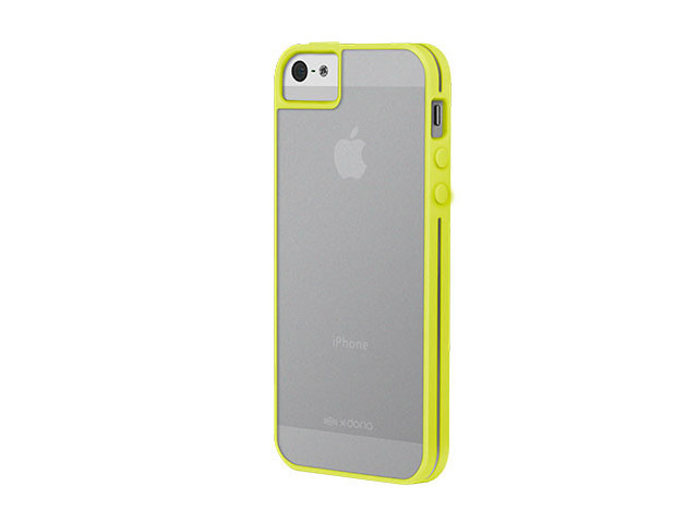 Чехол X-doria Scene Case для Apple iPhone 5 (желтый, пластиковый)