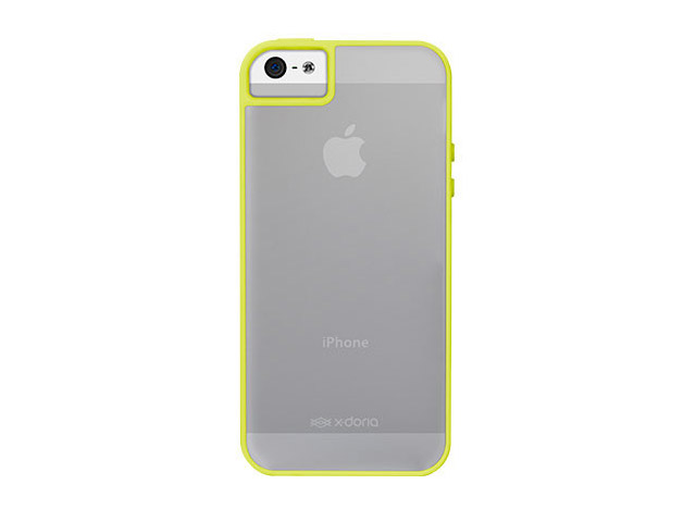 Чехол X-doria Scene Case для Apple iPhone 5 (желтый, пластиковый)