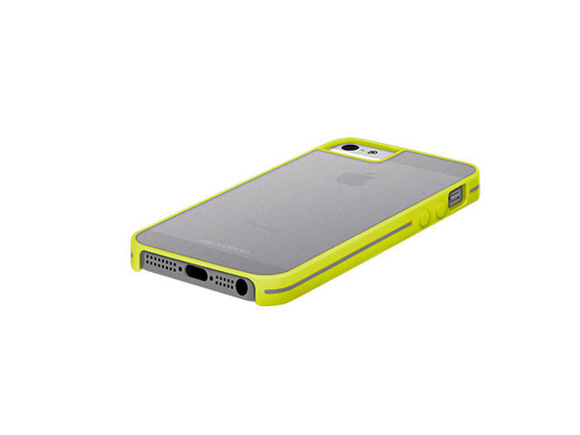 Чехол X-doria Scene Case для Apple iPhone 5 (желтый, пластиковый)