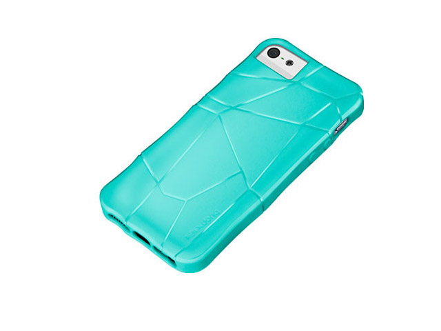 Чехол X-doria Stir Case для Apple iPhone 5 (синий, силиконовый)