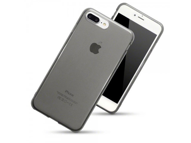 Чехол Yotrix UltrathinCase для Apple iPhone 7 plus (серый, гелевый)