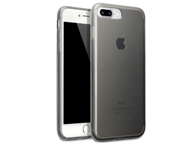 Чехол Yotrix UltrathinCase для Apple iPhone 7 plus (серый, гелевый)