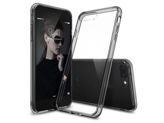 Чехол Yotrix UltrathinCase для Apple iPhone 7 plus (серый, гелевый)