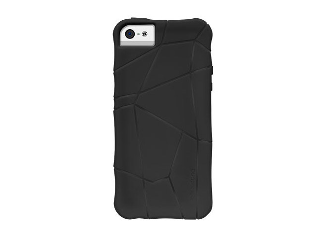 Чехол X-doria Stir Case для Apple iPhone 5 (черный, силиконовый)